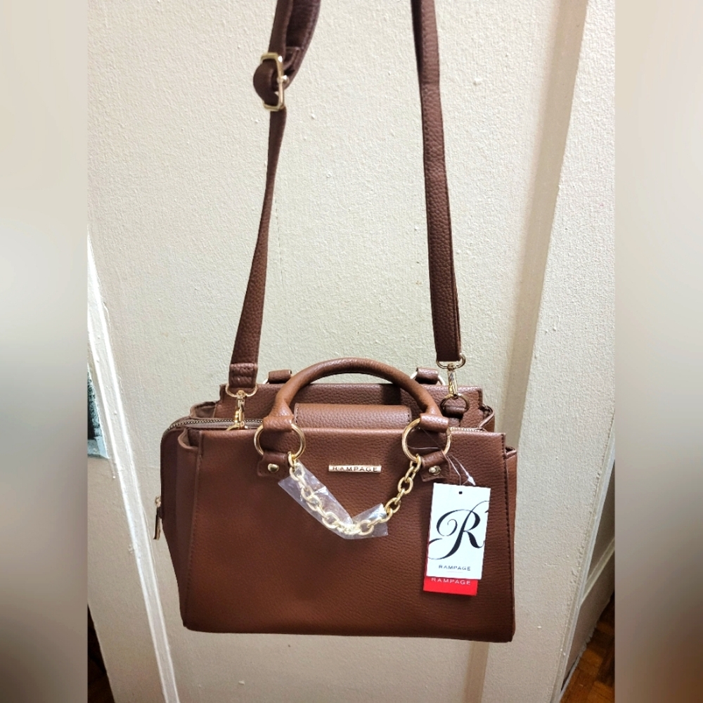 NWT  Rampage Brown Handbag